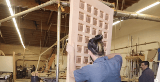 80 panel 1970s Condominium door