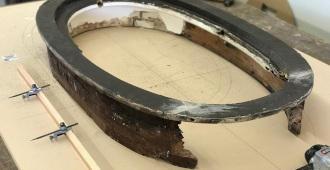 Repairing a center pivot oval